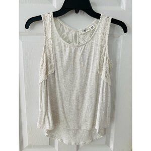 CATO Girl's Lace Keyhole Tank
